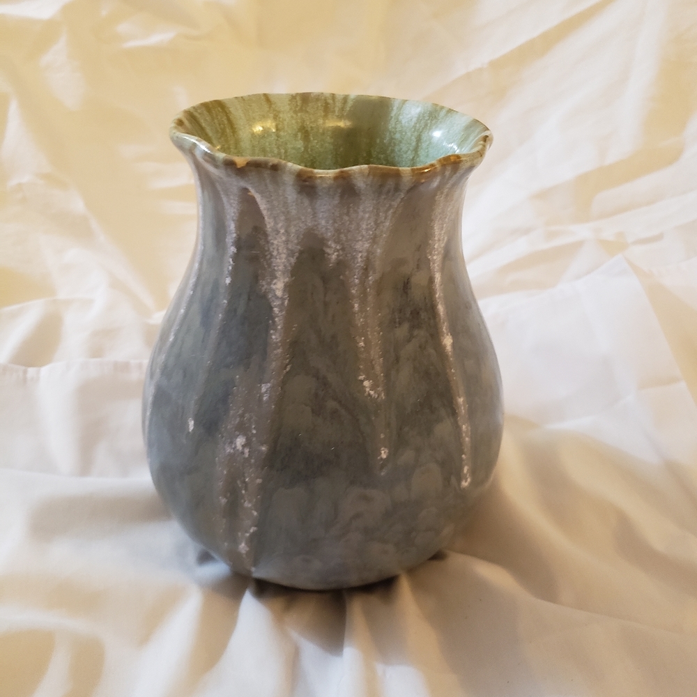 Handmade rustic pottery vase